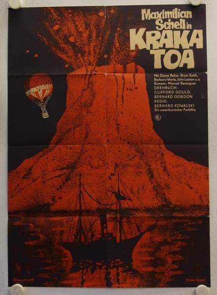 Krakatoa originales DDR Filmplakat